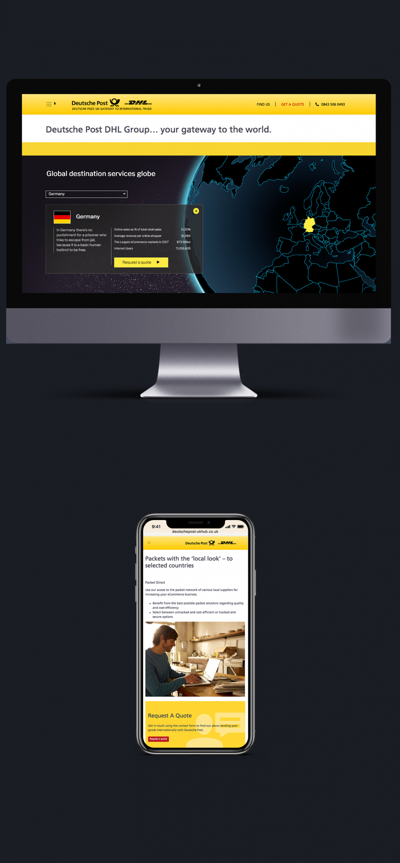 Deutsche Post Desktop and Mobile Deutsche Post Desktop and Mobile