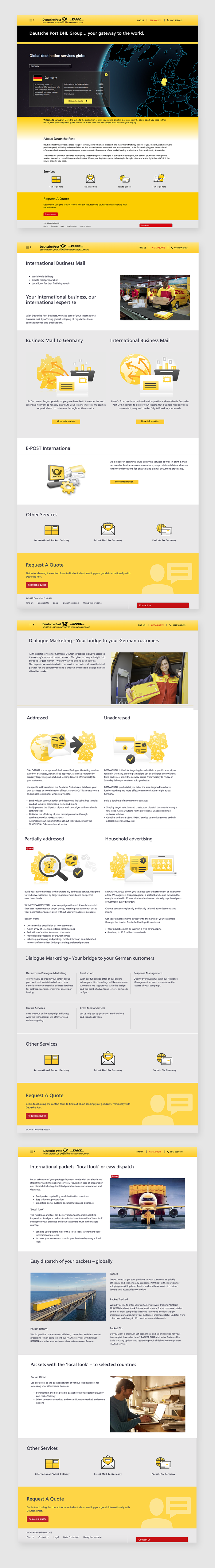 Deutsche Post Web Pages Deutsche Post Web Pages